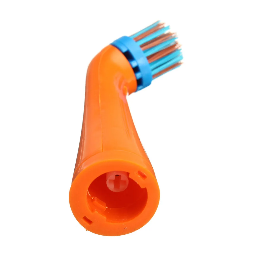 JX-LCLYL 26CM Super Sonic Scrubber Electric Cleaning Brush Household All Purpose W/4Heads Random Color