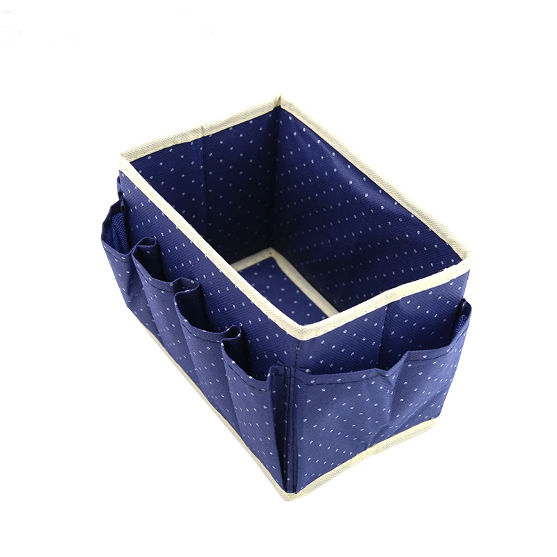 Cute-Dots-Desktop-Cosmetic-Organizer-Makeup-Storage-Boxes-Bins-Non-woven-Wash-Accessories-Boxes (5)