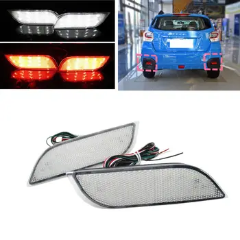 

For SUBARU XV 2012-2016 2*Rear fog lamp Rear bumper lights Brake Highlight