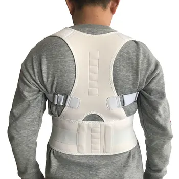 

Neoprene Adjustable Magnetic Therapy Posture Clavicle Support Corrector Back Straight Shoulder Brace Strap Belt Male & Female