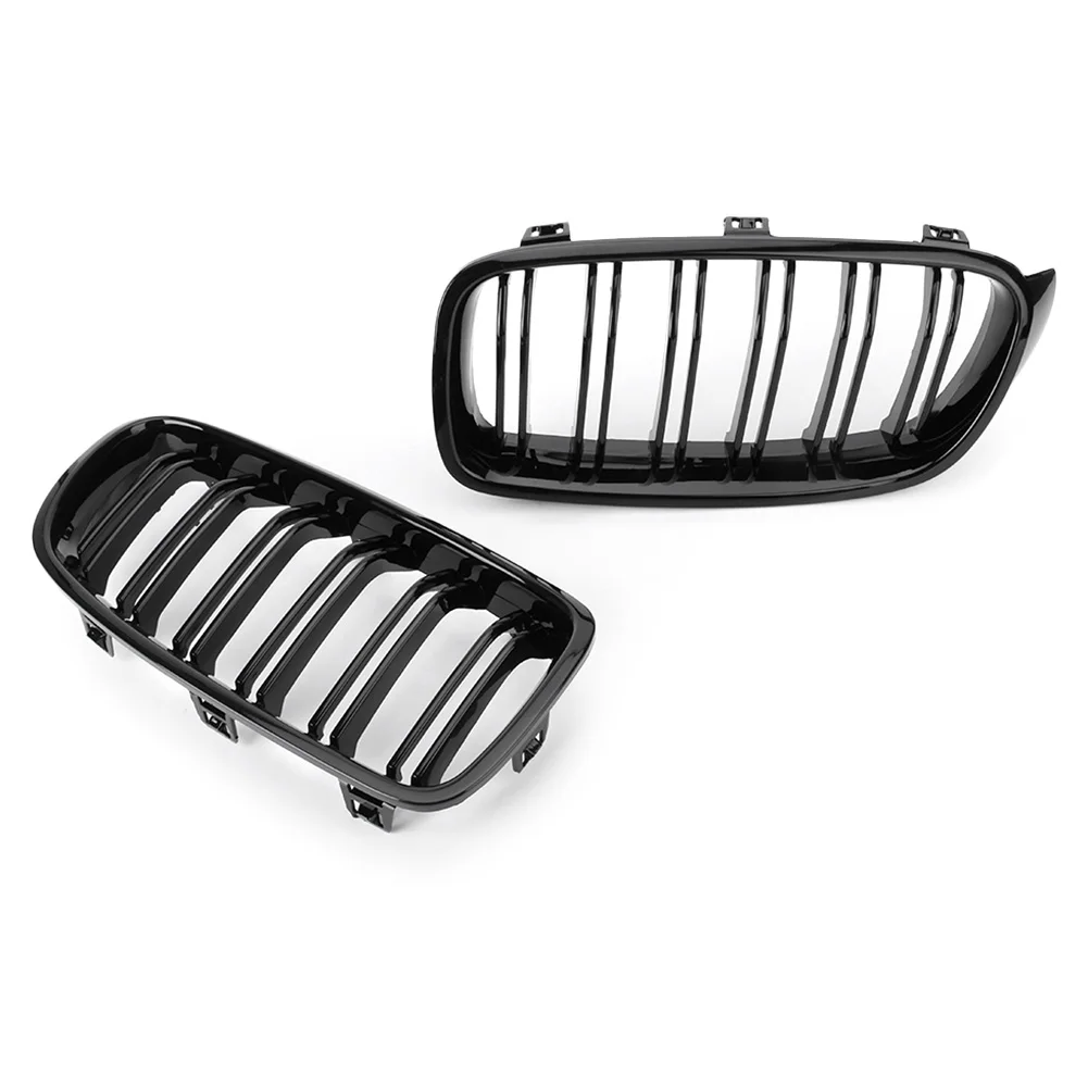 

For BMW 3-Series F30 F35 4-Doors Front Grille Grill Kidney 2012 2013 2014 2015 2016 Glossy Black 4D Painted Automobile Car Parts