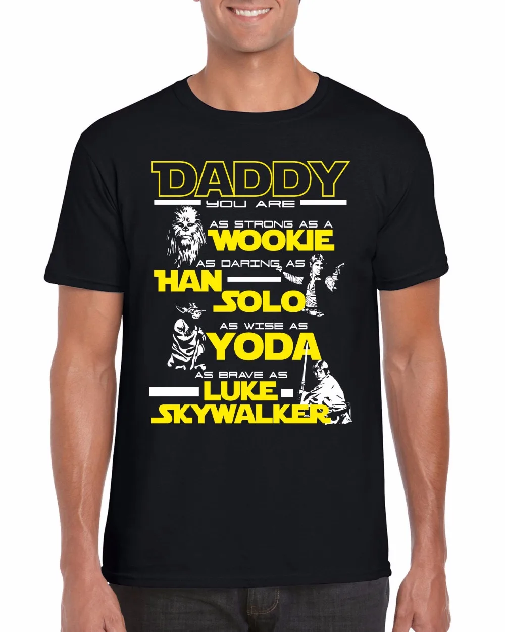2018 Green T Shirt daddy You Are moive Wookie Han Father's ...
