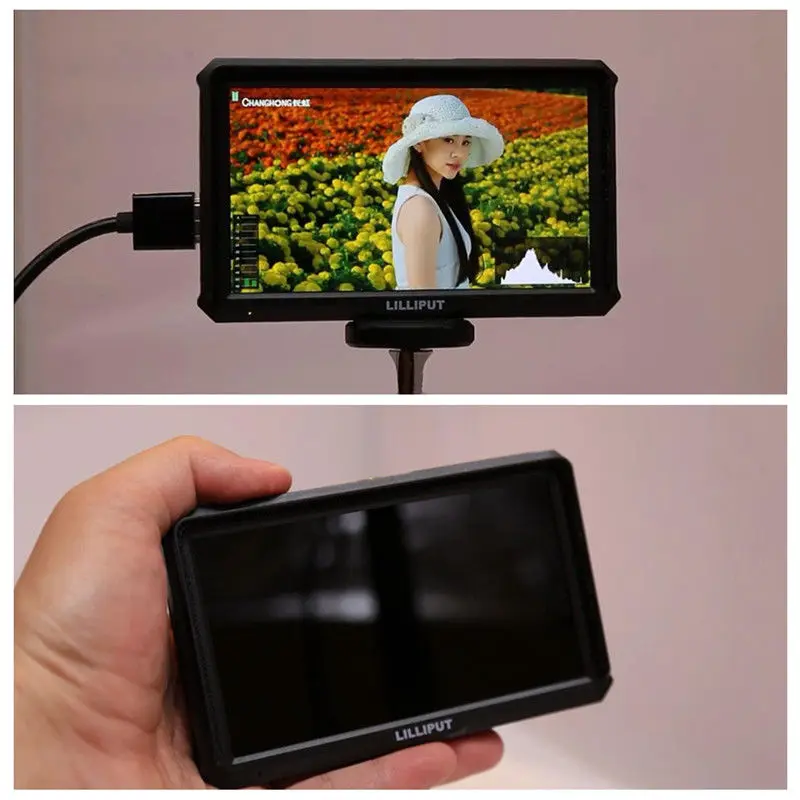 Eyoyo A5 5 дюймов Utra тонкий ips Full HD 1920x1080 4K HDMI накамерный видео полевой монитор для Canon Nikon sony DSLR камера видео