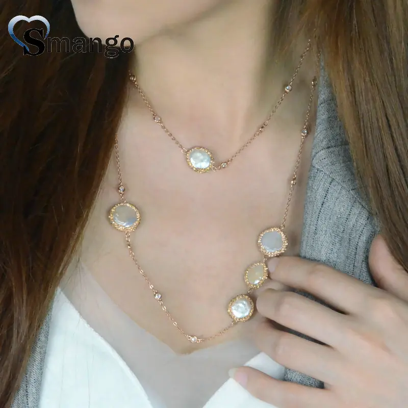 

1Pieces, Women Fashion Shell Long Necklace,Necklace for Party