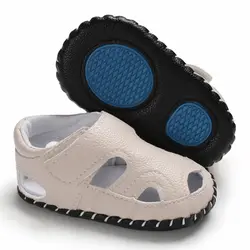 Для Новорожденных Для маленьких мальчиков полиуретановые сандалии модные пляжные летние сандалии одежда для малышей обувь для мальчика