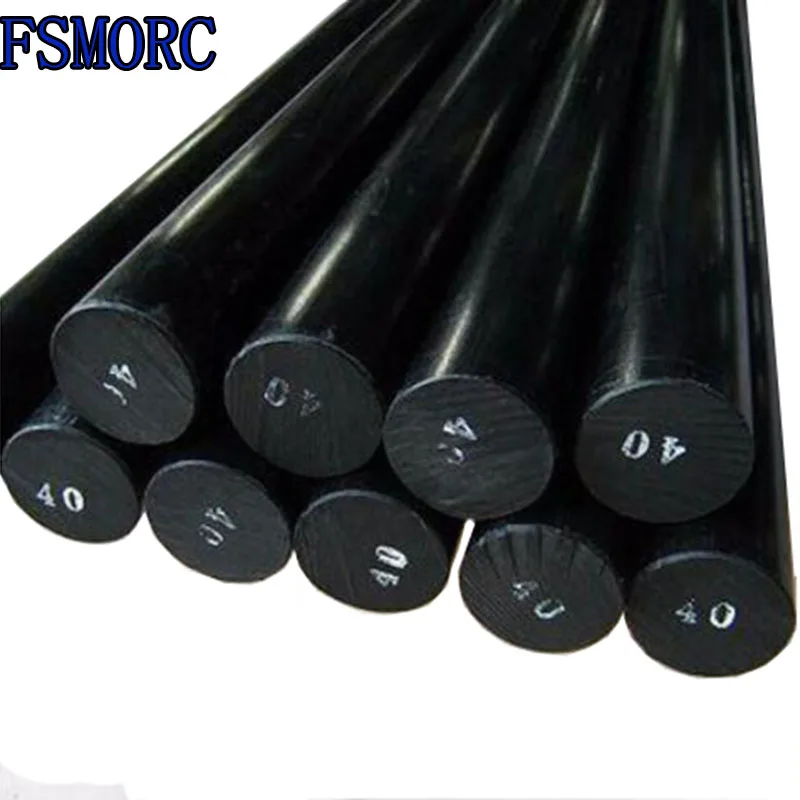 

Black polytetrafluoroethylene bar environment-friendly non-toxic DIY Teflon plastic rod/50mm~100mm diameter PTFE bar