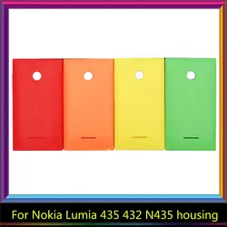 Для Nokia Lumia 435 432 N435 Корпус Батарея крышка отсека задняя крышка корпуса задняя крышка Корпус Замена