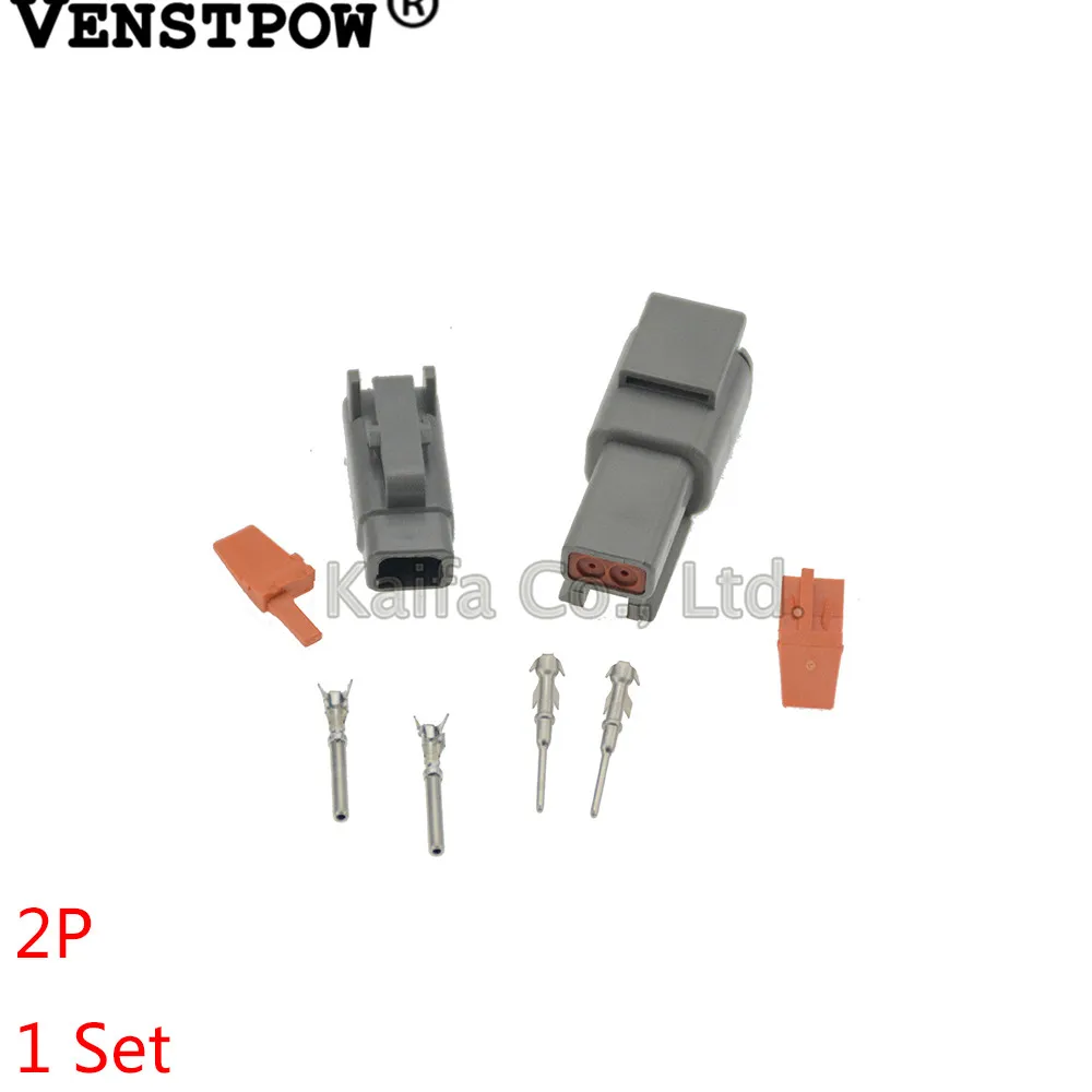 1 Sets Deutsch DTM 2Pin DTM06 2S DTM04 2P 20 24awg Auto Waterproof