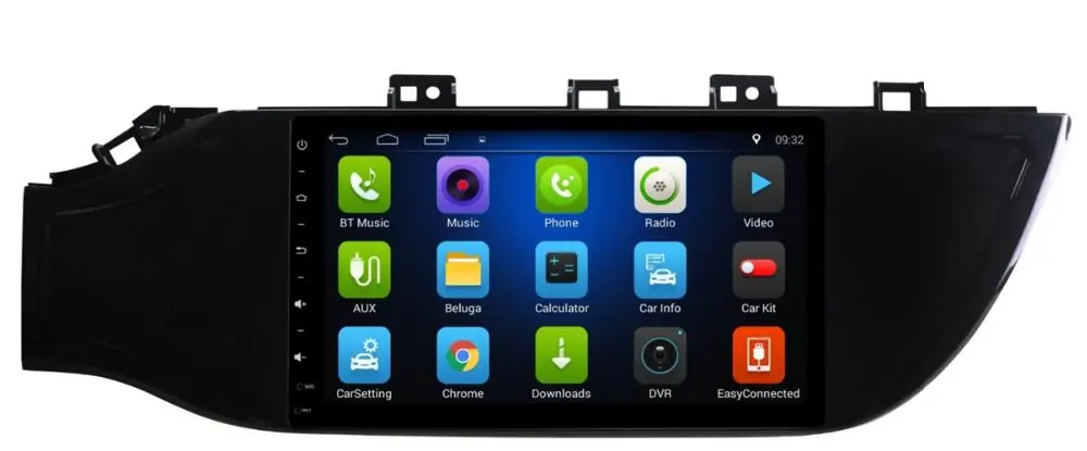 4-ядерный Android 6.0 10.1 дюймовый автомобильный DVD GPS Navi аудио для KIA K2 2017 + руль