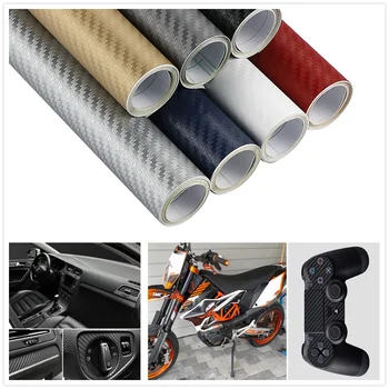 

30x127cm 3D 5D CAR Carbon Fiber Film sticker FOR Renault Latitude Laguna Frendzy DeZir Safrane ZE Megane Kadjar R-Space