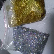 10 г/пакет бриллиантовый голографический блеск ультра тонкий. 008, серебряный и золотой Радужный Блеск, свободный блеск, УФ гель для ногтей блестки LB1001