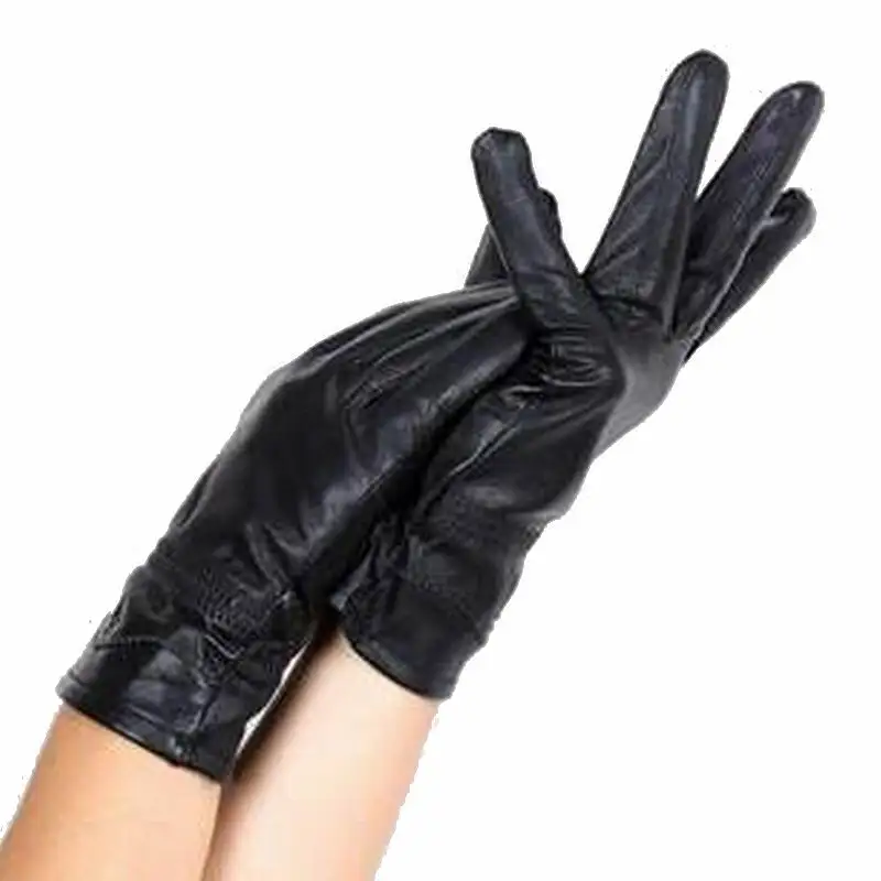 High quality sheepskin gloves genuine leather gloves Womens fashion winter warm thick leather