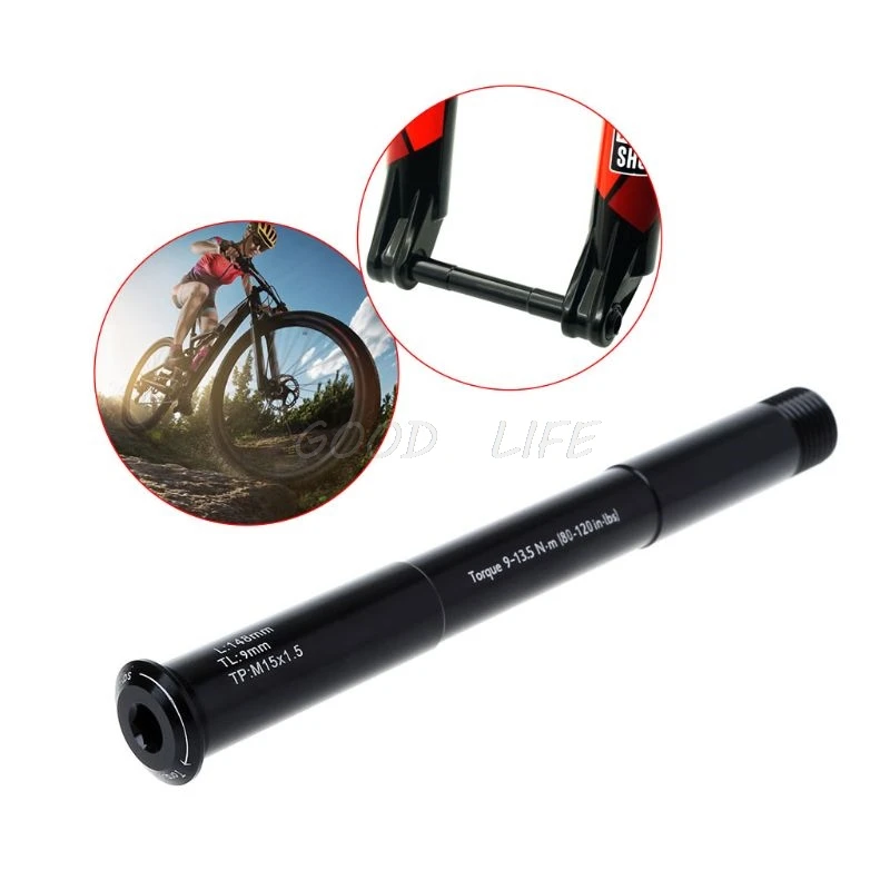 Bicycle Front Fork Barrel Shaft For ROCK SHOX Axle Quick Release Aluminum Alloy Repair Lightweight Hub Accessories