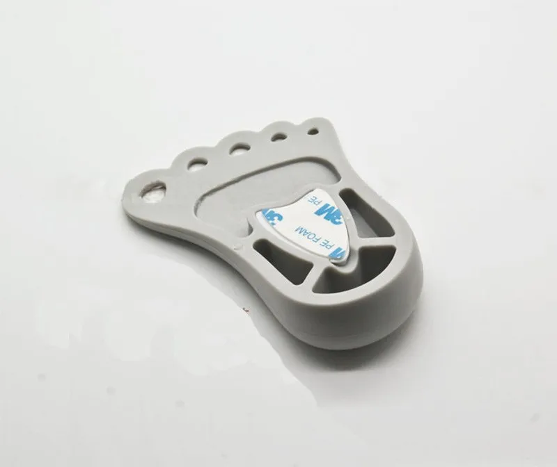 New Style Home Decor Finger Safety Door Stop Stopper Doorstop Child Feet Shape Safety Door Stopper Prevent Slamming Protector (4)