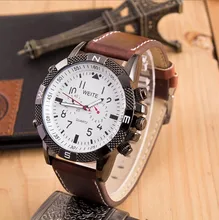 Fashion New Luxury Brand Men Sport Watches Dress Casual Leather Analog Quartz Watch Hours relogio masculino saat