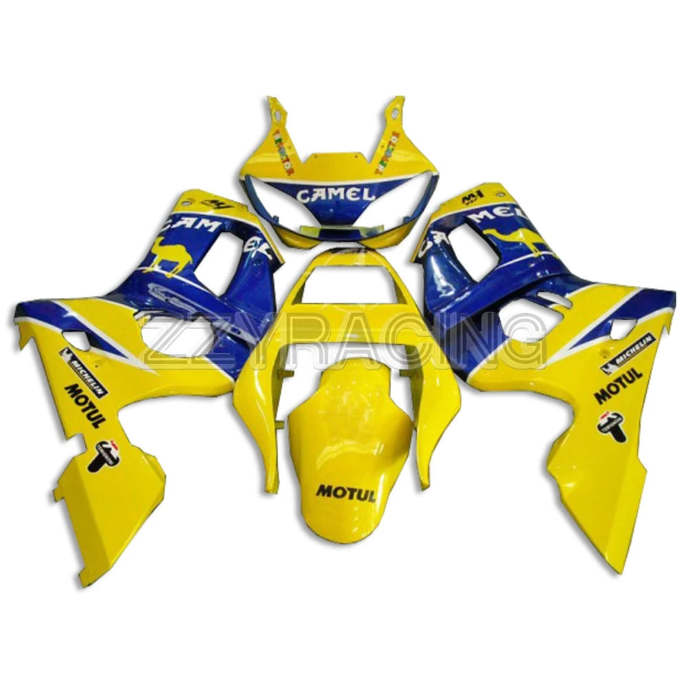 

Injection Fairings for Yamaha R6 1998 - 2002 99 00 01 Complete Panels Kit 1999 2000 2001 ABS Plastic Body Work Yellow Blue Cover