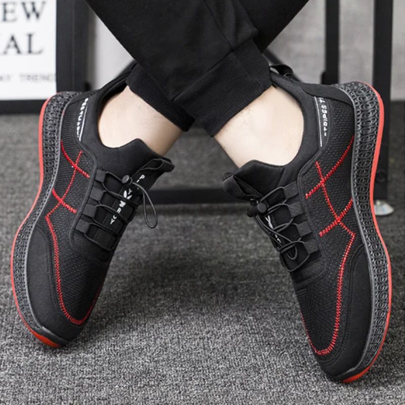 

Male Breathable Comfortable Casual Shoes Fashion Men Canvas Shoes Lace up Wear-resistant Men Sneakers zapatillas deportiva