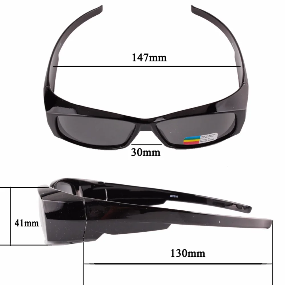 Горячая Акция UV400 подходят для защиты от солнца очки для мужчин поляризованные очки для рыбалки чехол унисекс солнцезащитные очки близорукость очки для женщин
