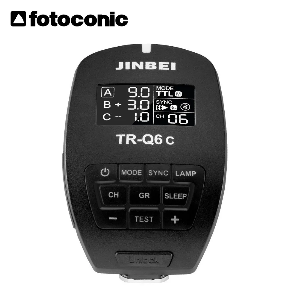 Jinbei TR-Q6 для Canon 2,4 ГГц ttl Bluetooth вспышка триггер для HD-610 Mars-3 MSN