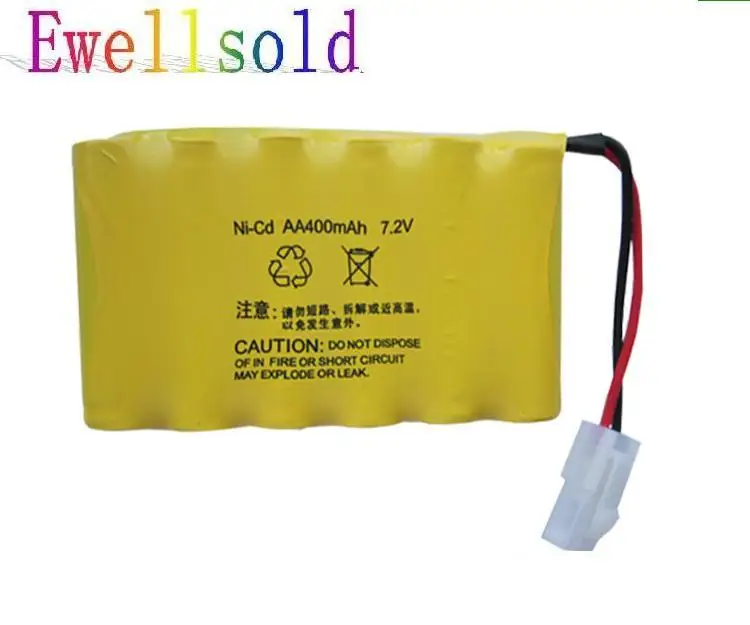 Ewellsold RC car RC truck RC boat 516 558 549 RC tank 7.2v 400mAh Ni-CD rechargeable battery free shipping 