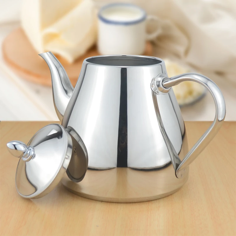Stainless Steel Silver Tea Kettle - Image 2