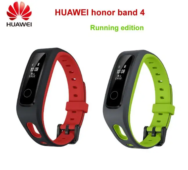 

Original Huawei Honor Band 4 Running Smart Band Wristband Amoled Color 0.5" Touchscreen Swim Posture Detect Sleep Snap