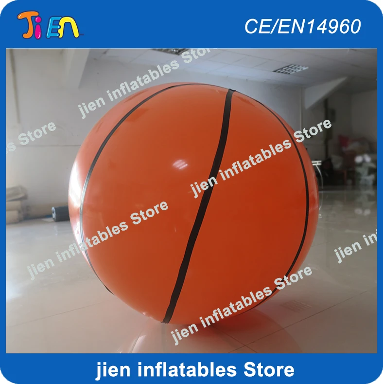 free shipment,10 pieces basketball+1 air pump, air basketball, 1.0m