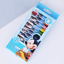 Дисней в коробке Микки Минни Железный человек София детское масло карандаш нетоксичные художественные принадлежности для детей 12/18 цветов в коробке