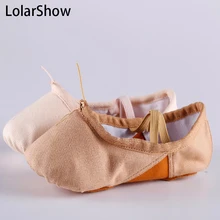 Мягкая подошва с эластичной коровьей мышцы танцевальная обувь для девочек удобный превосходный материал женские балетки