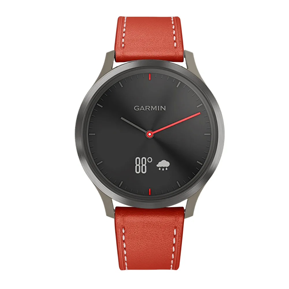 Кожаный браслет на запястье для Garmin vivomove HR, Смарт-часы с пряжкой, ремень, сменный мужской Т-образный ремешок, спортивный женский и мужской роскошный ремешок 19Jun21