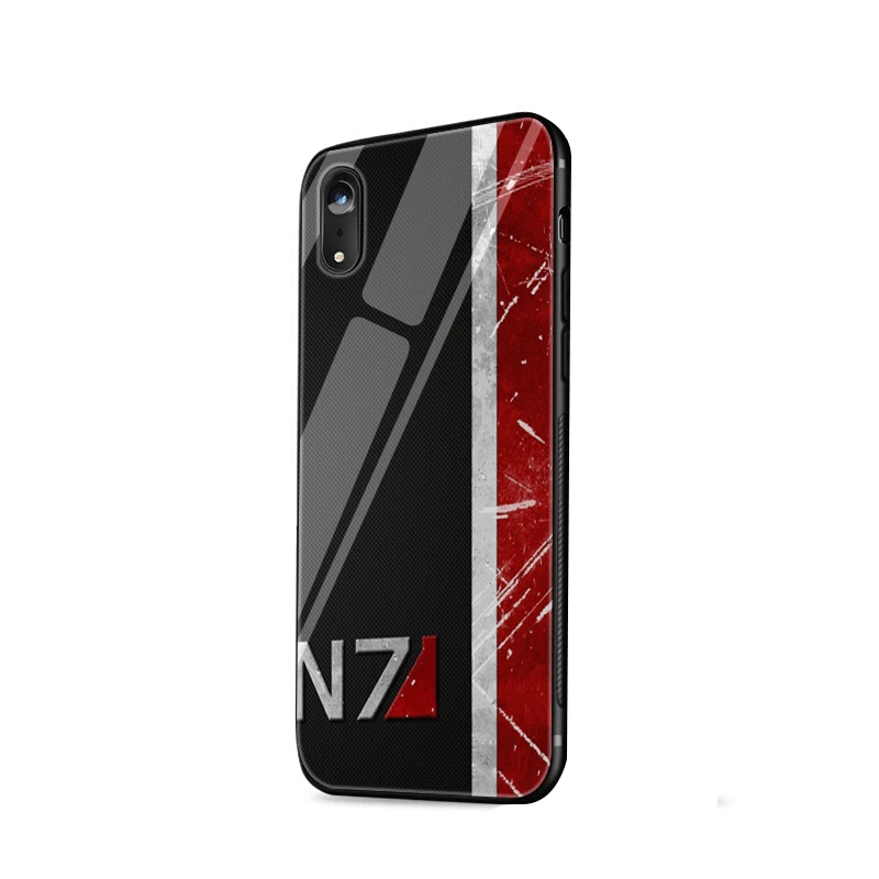 Чехол из закаленного стекла N7 для iPhone X XS XR Max 6 6s 7 8 Plus 5 5S SE|Чехлы-накладки| |