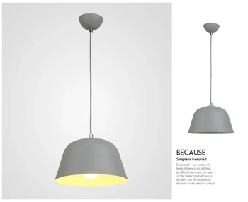 

2018 hot sell indoor decorative colorful modern pendant light
