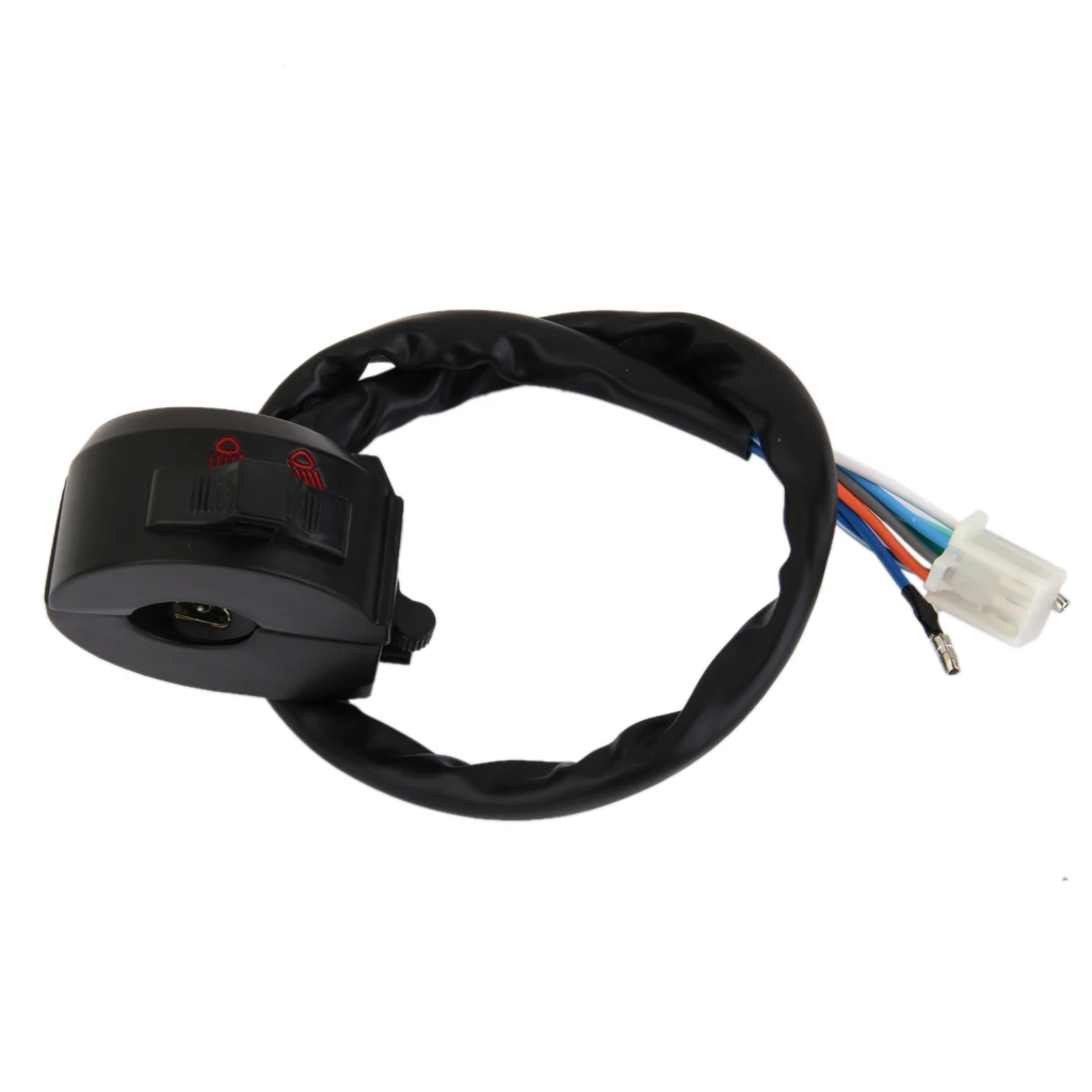 Waterproof Motorcycle Aluminium Alloy Switches Universal Handlebar Headlight Fog Light Turn Signal Light Control
