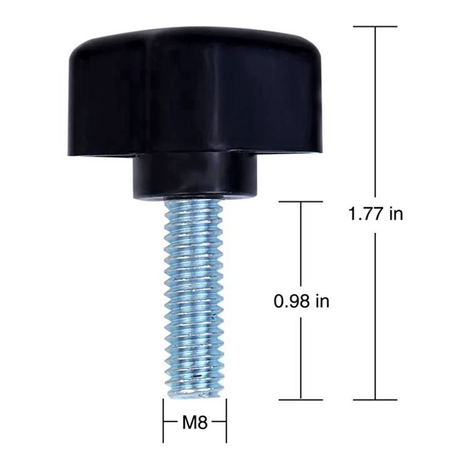 Kit 8 Bulloni Fissaggio Hard Top Per Jeep YJ TJ JK - Viti A Testa Zigrinata Con Dadi E Rondelle - Foto 11