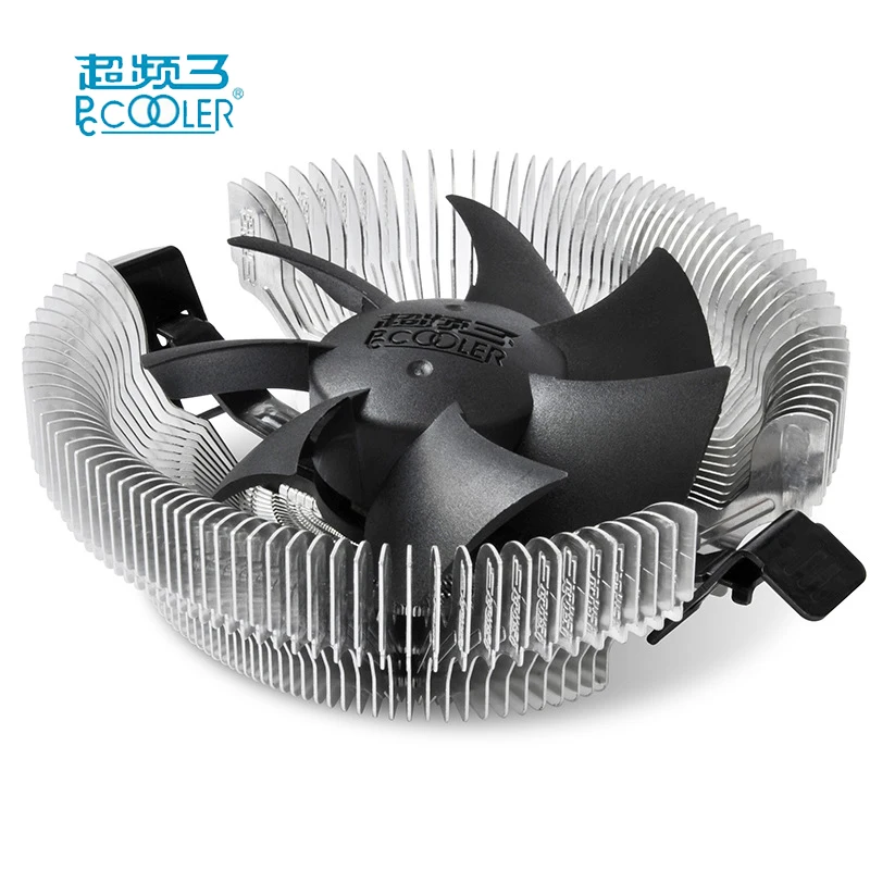 PcCooler E80 процессор кулер кронштейн для Intel LGA 775 1155 1156 AM2 + AM3 Настольный сокет