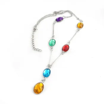 

FANTASY UNIVERSE Free shipping 20pcs a lot Infinity Gems necklace HRHGPGFO88