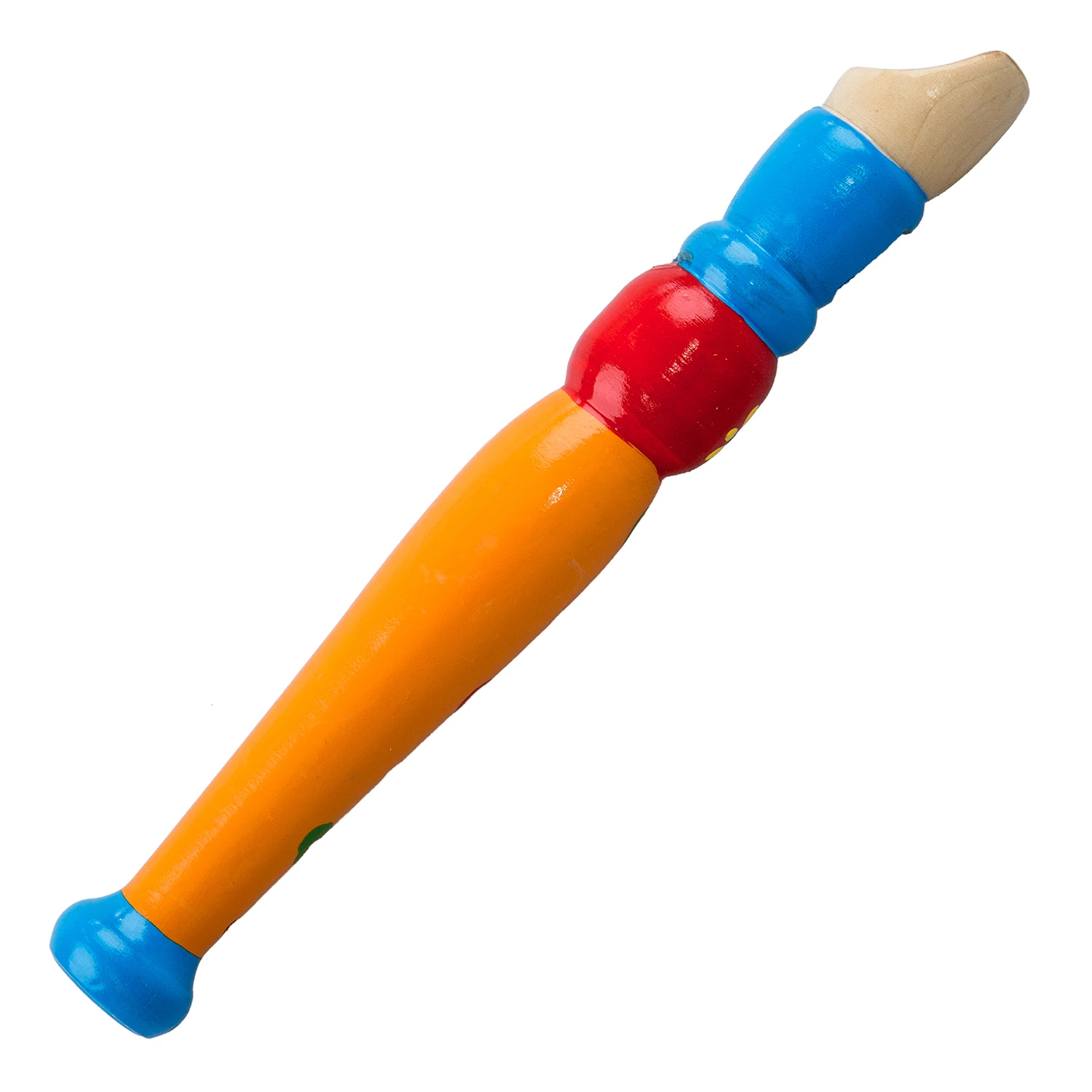 1x деревянная флейта Игрушка Дети музыкальная обучающая игрушка-случайный цвет