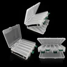 Двухсторонняя коробка для рыболовных приманок коробка для рыбной ловли, Рыбная ловля наживка для кальмара джиг Pesca аксессуары коробка Minnows Bait рыболовный контейнер для снастей