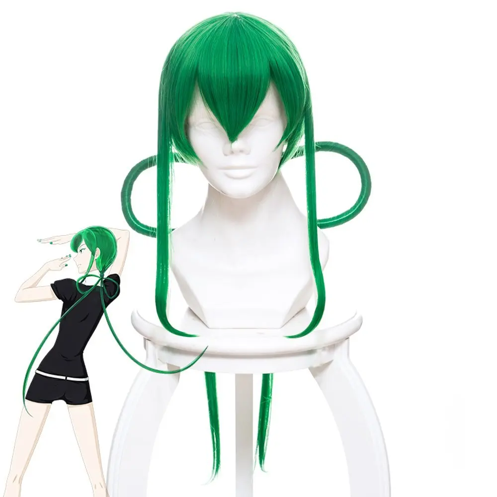 

Jade Hair Cosplay Land of the Lustrous Jade Cosplay Hair Houseki no Kuni Green Headwear Cosplay Accessories