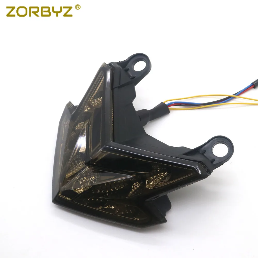 ZORBYZ Smoke LED Integrated Turn Signal Brake Running Tail Light For