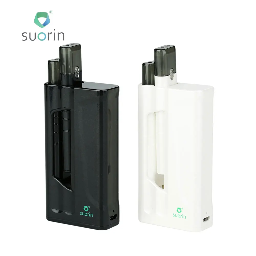 Оригинальный suorin ishare VAPE комплект 1400 мАч/9 Вт twin электронной сигареты в 1 комплект многоразового использования картридж 0.9 мл с хлопковый