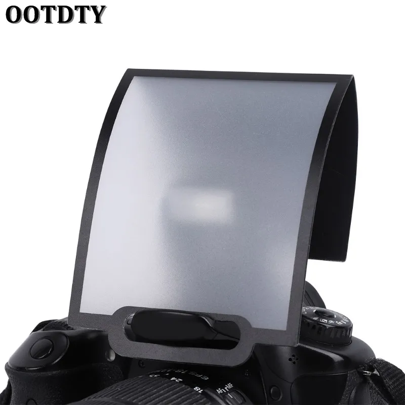 

OOTDTY Universal Soft Screen Pop-Up Flash Diffuser Camera Tool for Nikon Canon Pentax