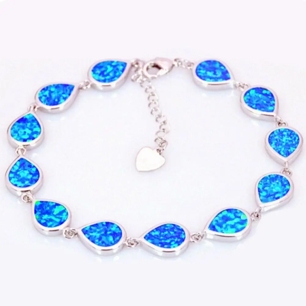 Unisex Fashion Water Drop Opal Bracelet Hand Chain Party Jewelry Accessory Gift Shape | Украшения и аксессуары