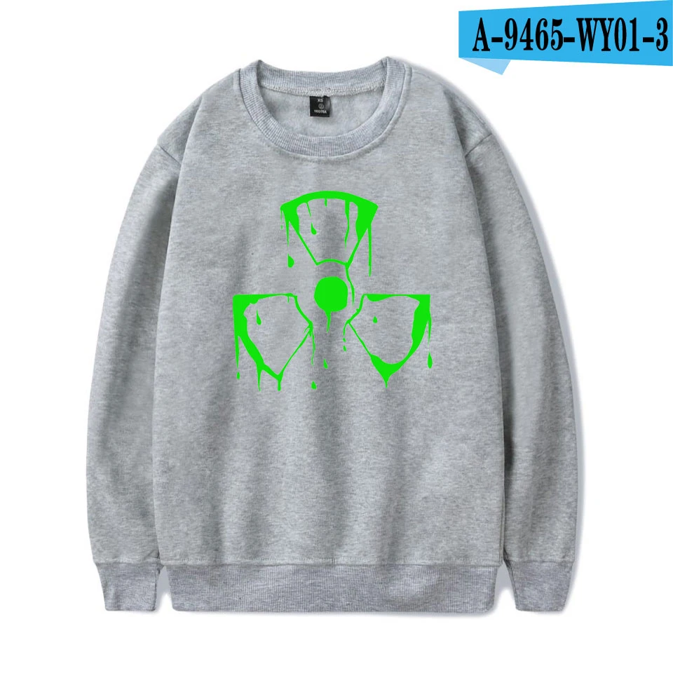 Толстовка TOXIC trend so fashion угощает людей добротой толстовки harajuku пуловер зима теплая одежда плюс размер - Цвет: Gray