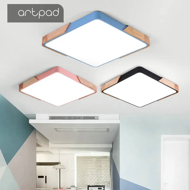 

Artpad Wireless Ceiling Light Adjustable LED Modern Remote Control For Kithcen Light Fixtures luminiare Office Indoor Lighting