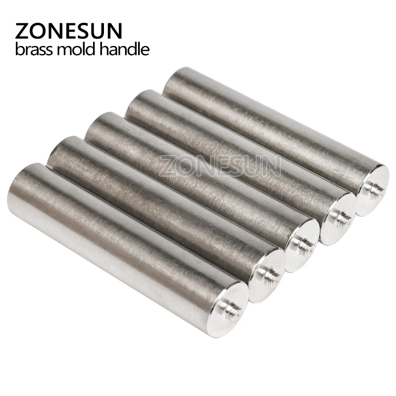 ZONESUN ручка из нержавеющей стали для кожевенного ремесла инструмент кожи