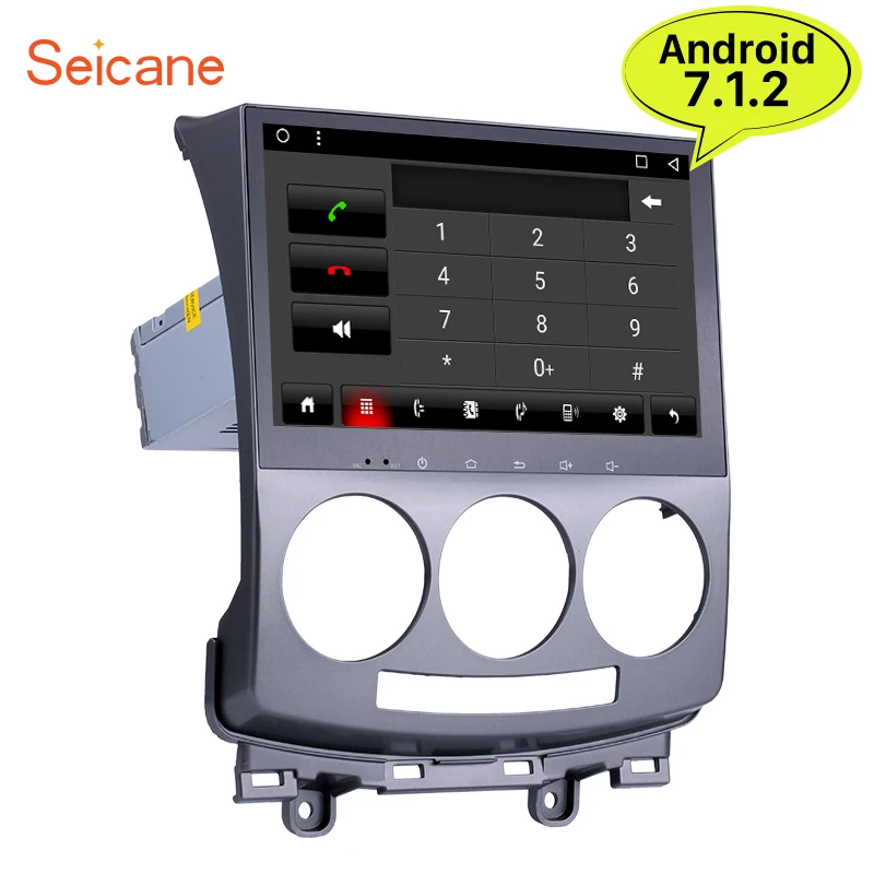 

Seicane Android 7.1 Car GPS Radio Bluetooth for 2005-2010 Old Mazda 5 with 1024*600 HD Touch-Screen Support 4G Rearview Camera