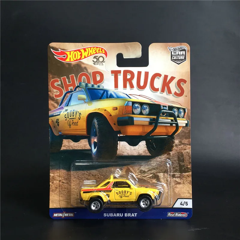 Hot Wheels автомобильный магазин культуры грузовики CHEVY VOLKSWAGEN PICKUP коллектор издание настоящие всадники металлическая литая модель автомобиля детские игрушки подарок - Цвет: FPY86-4