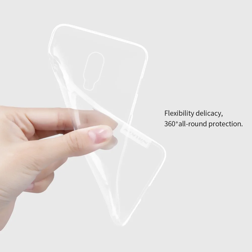 Oneplus 6T чехол Nillkin TPU для телефона Oneplus6T силиконовый Прозрачный One plus Nilkin задняя