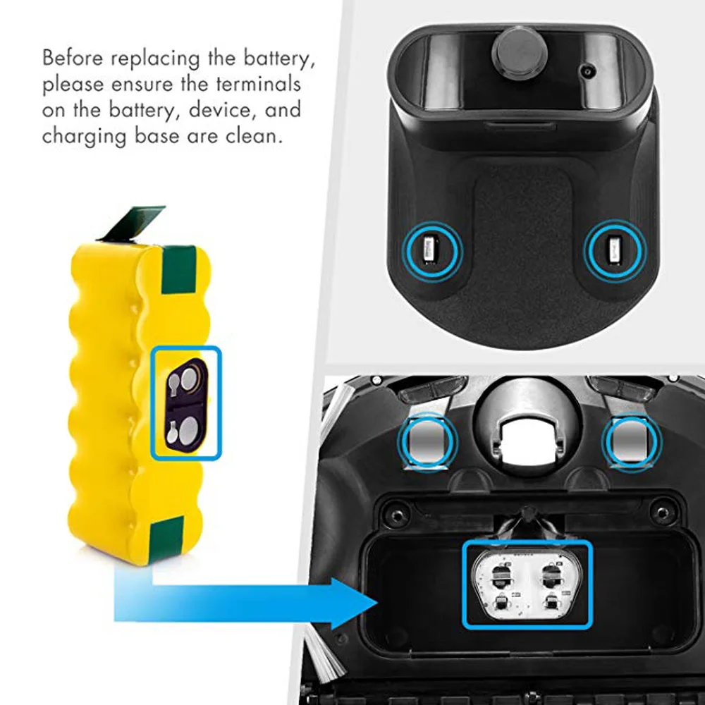 3500 мА/ч, 14,4 никель-металл-гидридный аккумулятор с напряжением Батарея для iRobot Roomba 500 600 700 800 серии робот-пылесос iRobot Roomba 600 650 700 770 780 800